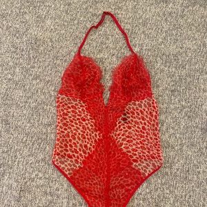 Victoria secret red lingerie